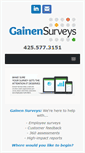 Mobile Screenshot of gainensurveys.com