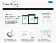 Tablet Screenshot of gainensurveys.com